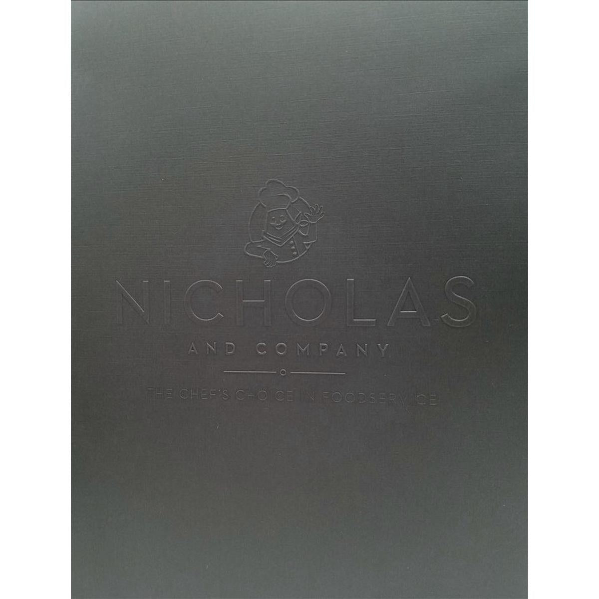 Black Embossed Folder (Dual Pocket)