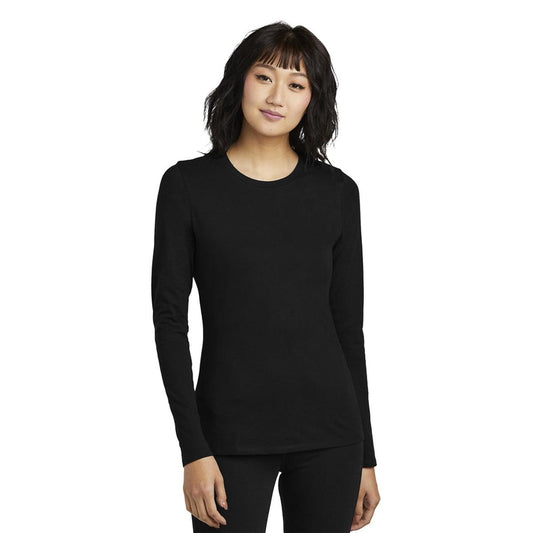 District Womens Perfect Blend CVC Long Sleeve Tee
