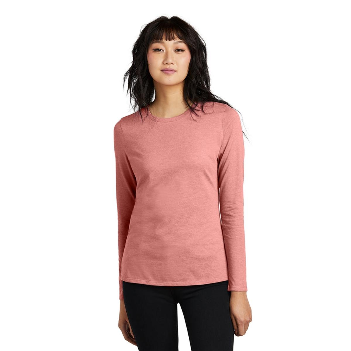 District Womens Perfect Blend CVC Long Sleeve Tee