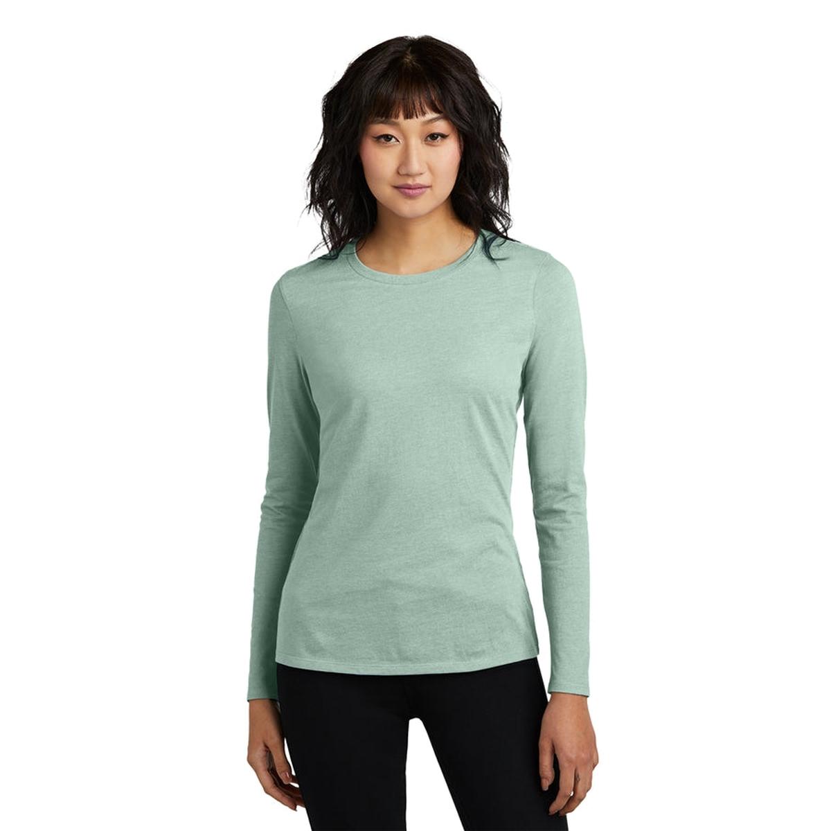 District Womens Perfect Blend CVC Long Sleeve Tee