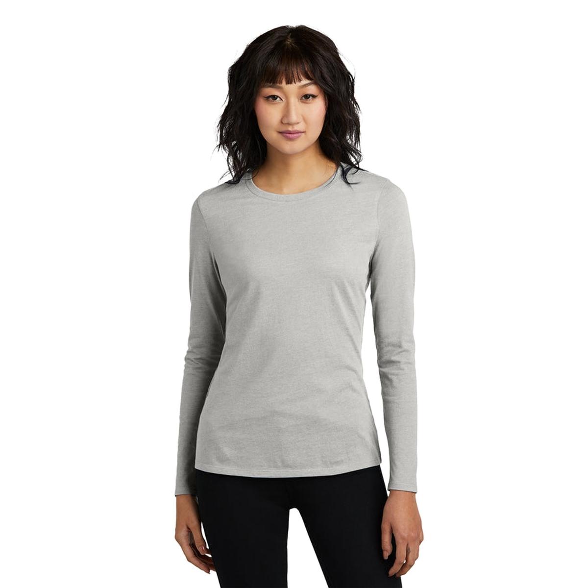 District Womens Perfect Blend CVC Long Sleeve Tee