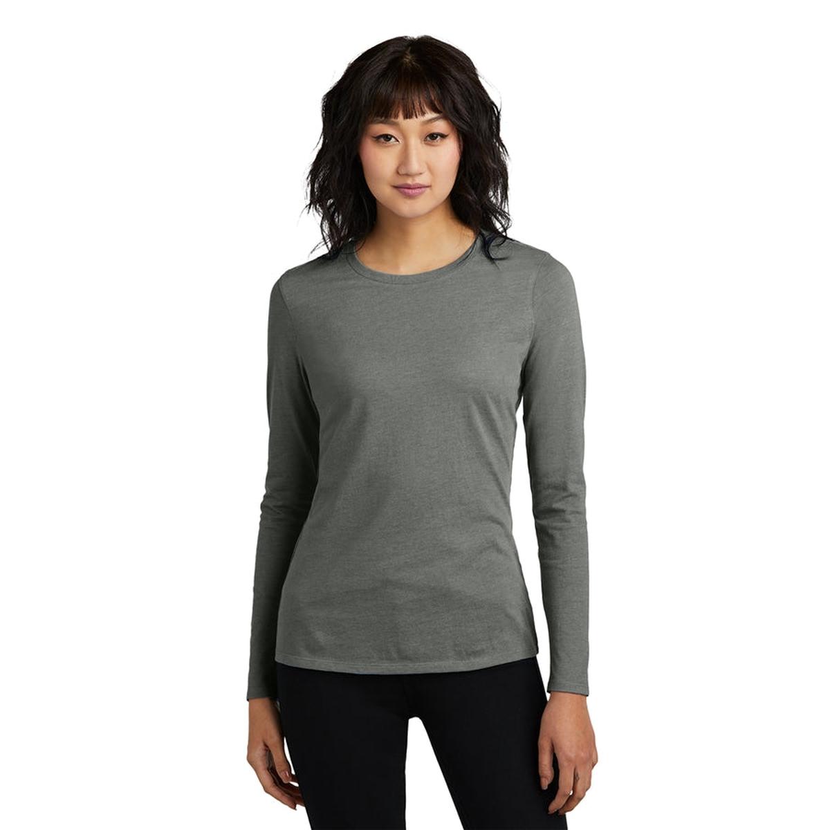 District Womens Perfect Blend CVC Long Sleeve Tee
