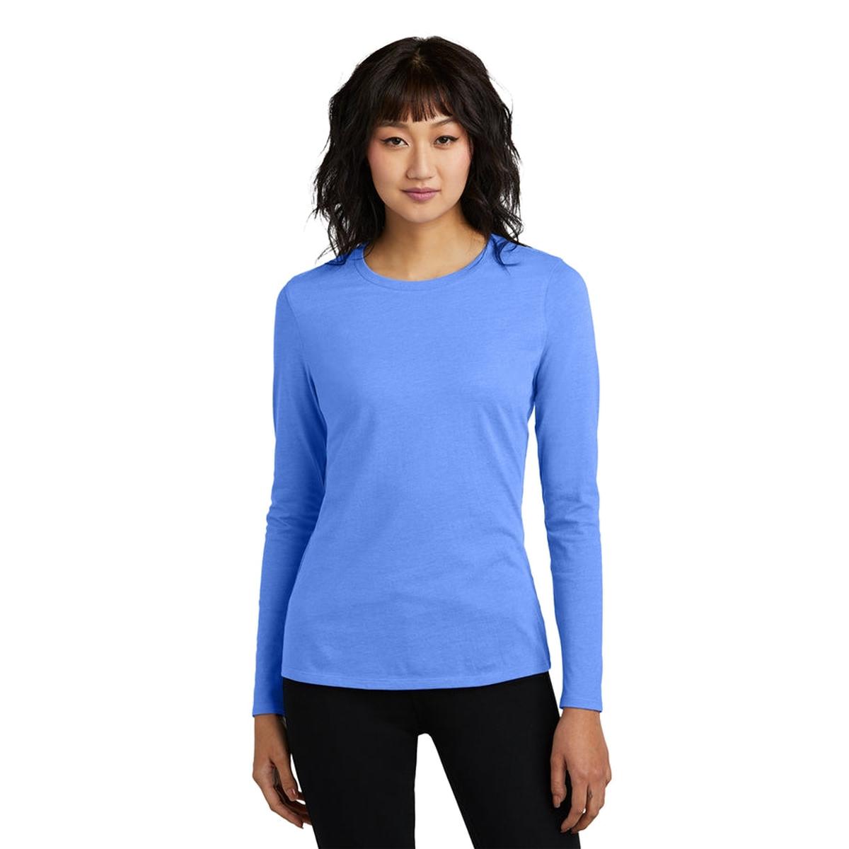 District Womens Perfect Blend CVC Long Sleeve Tee