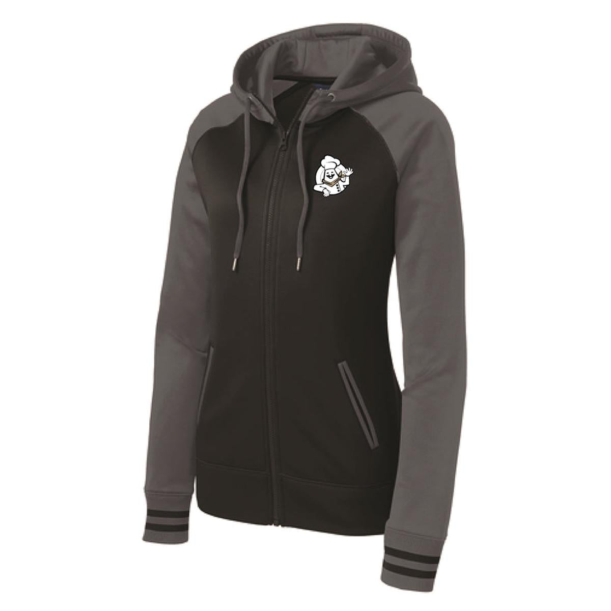Sport-Tek Womens Varsity Fleece Full-Zip Hooded Jacket