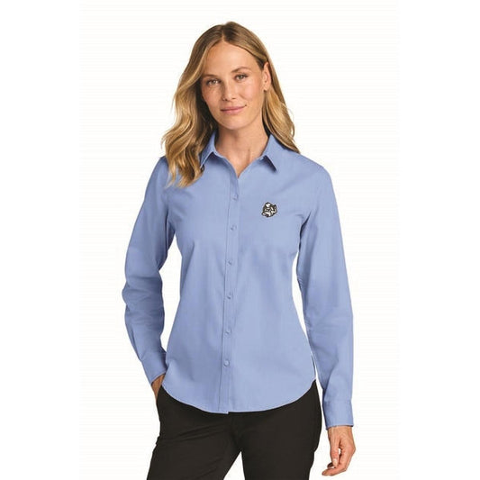 Port Authority Women's L/S Nailhead Easy Care Shirt