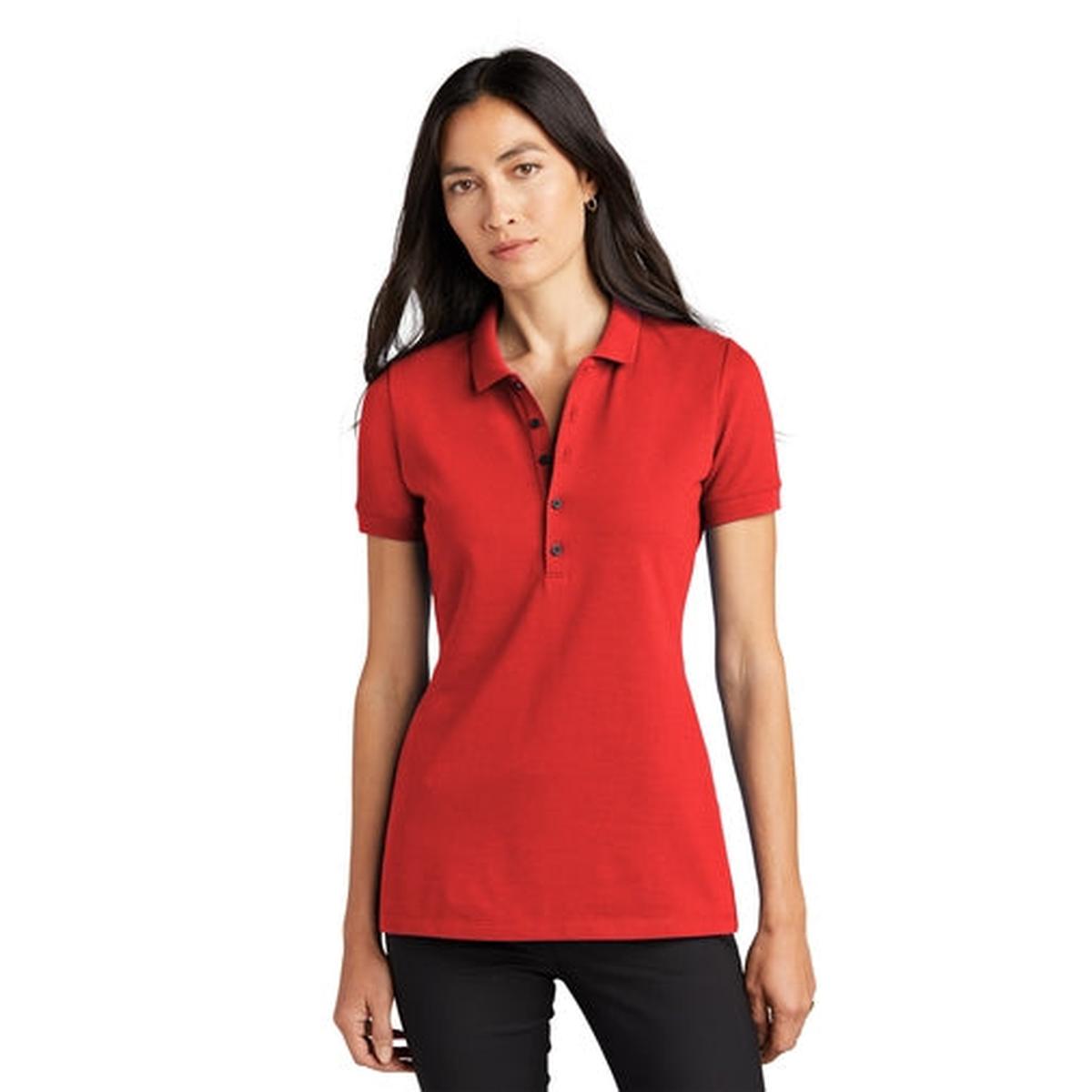 Mercer+Mettle Women's Stretch Heavyweight Pique Polo