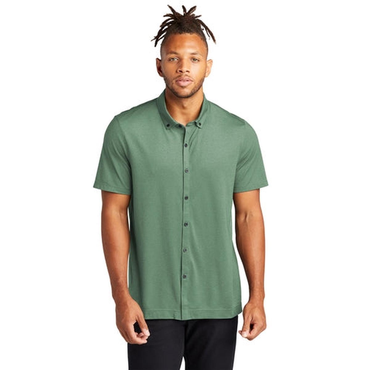 Mercer+Mettle Stretch Pique Full-Button Polo