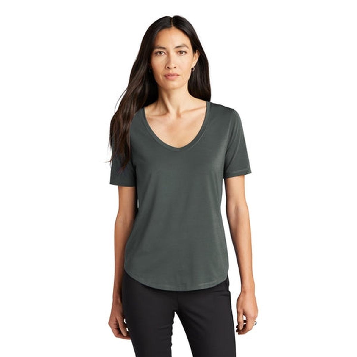 Mercer+Mettle Womens Stretch Jersey Relaxed Scoop
