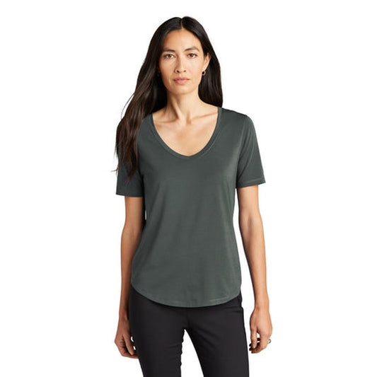 Mercer+Mettle Womens Stretch Jersey Relaxed Scoop