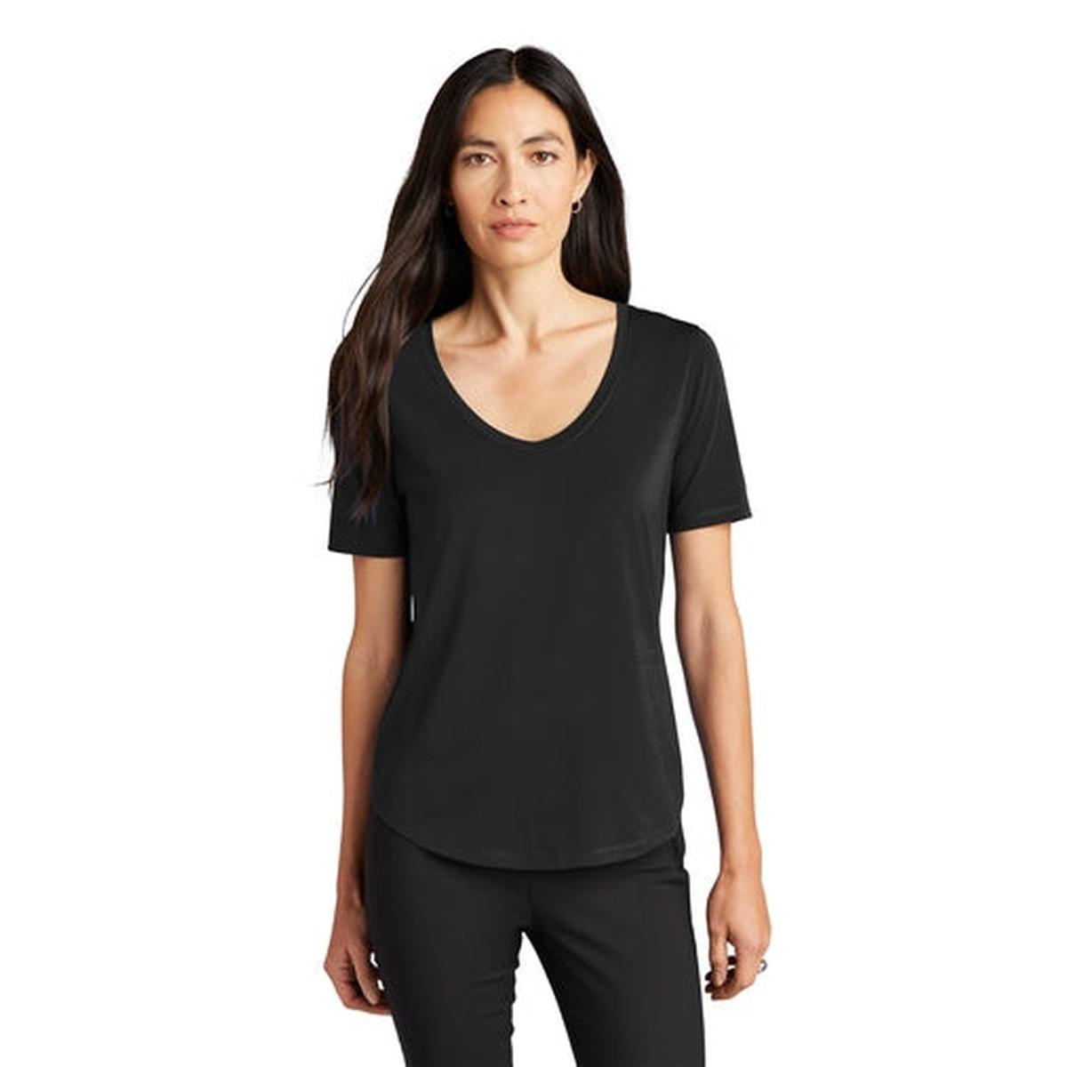 Mercer+Mettle Womens Stretch Jersey Relaxed Scoop
