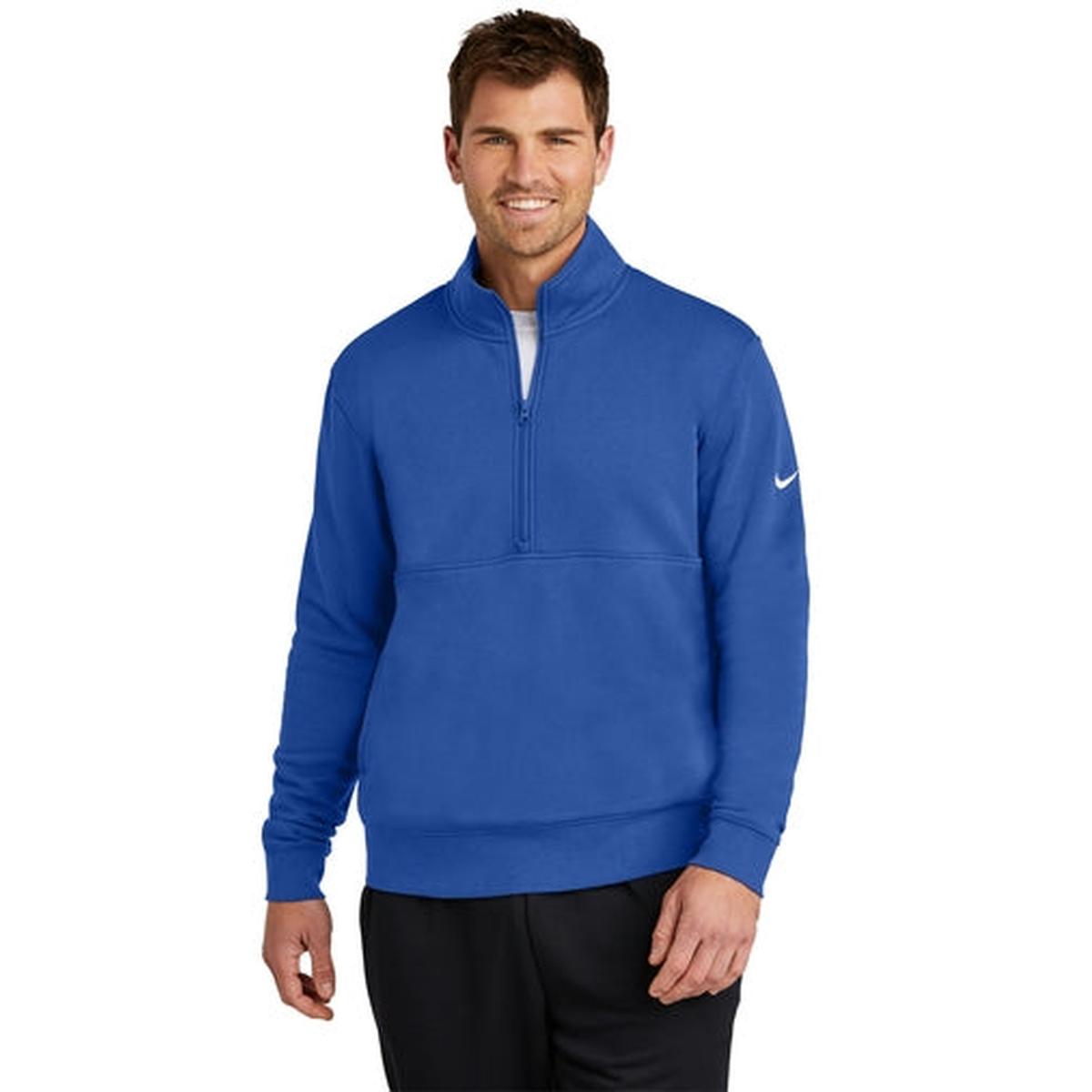 Nike Club Fleece Sleeve Swoosh 1/2-Zip