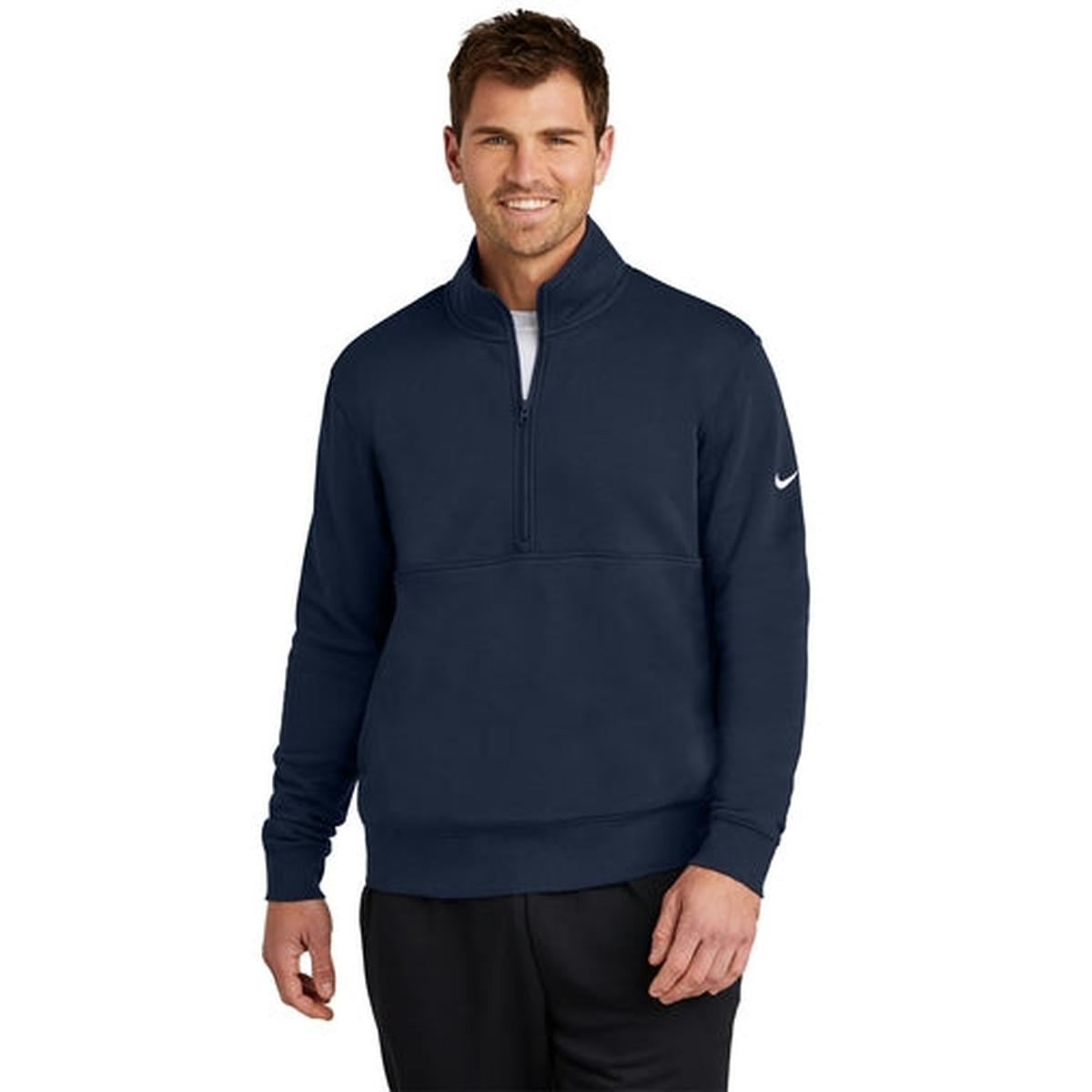 Nike Club Fleece Sleeve Swoosh 1/2-Zip