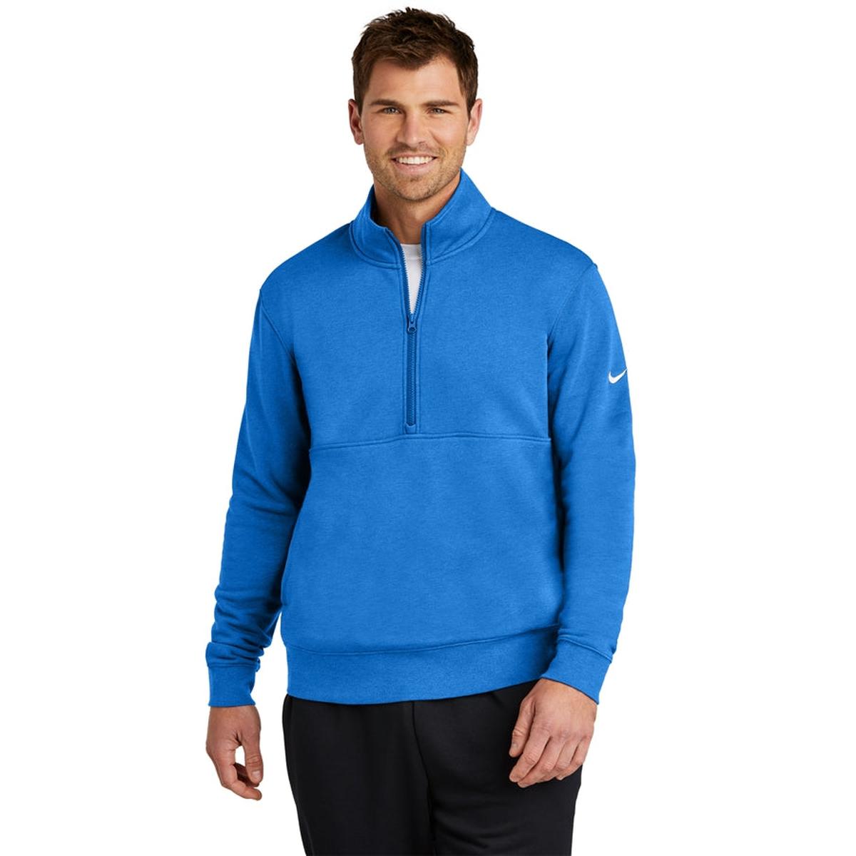 Nike Club Fleece Sleeve Swoosh 1/2-Zip