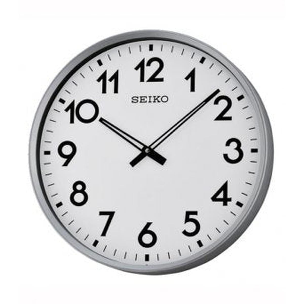 Seiko Large Round Wall Clock (White)