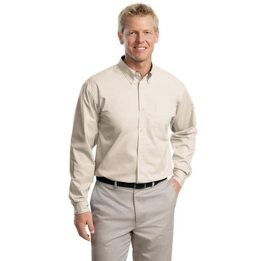 Port Authority Men's L/S Easy Care Twill