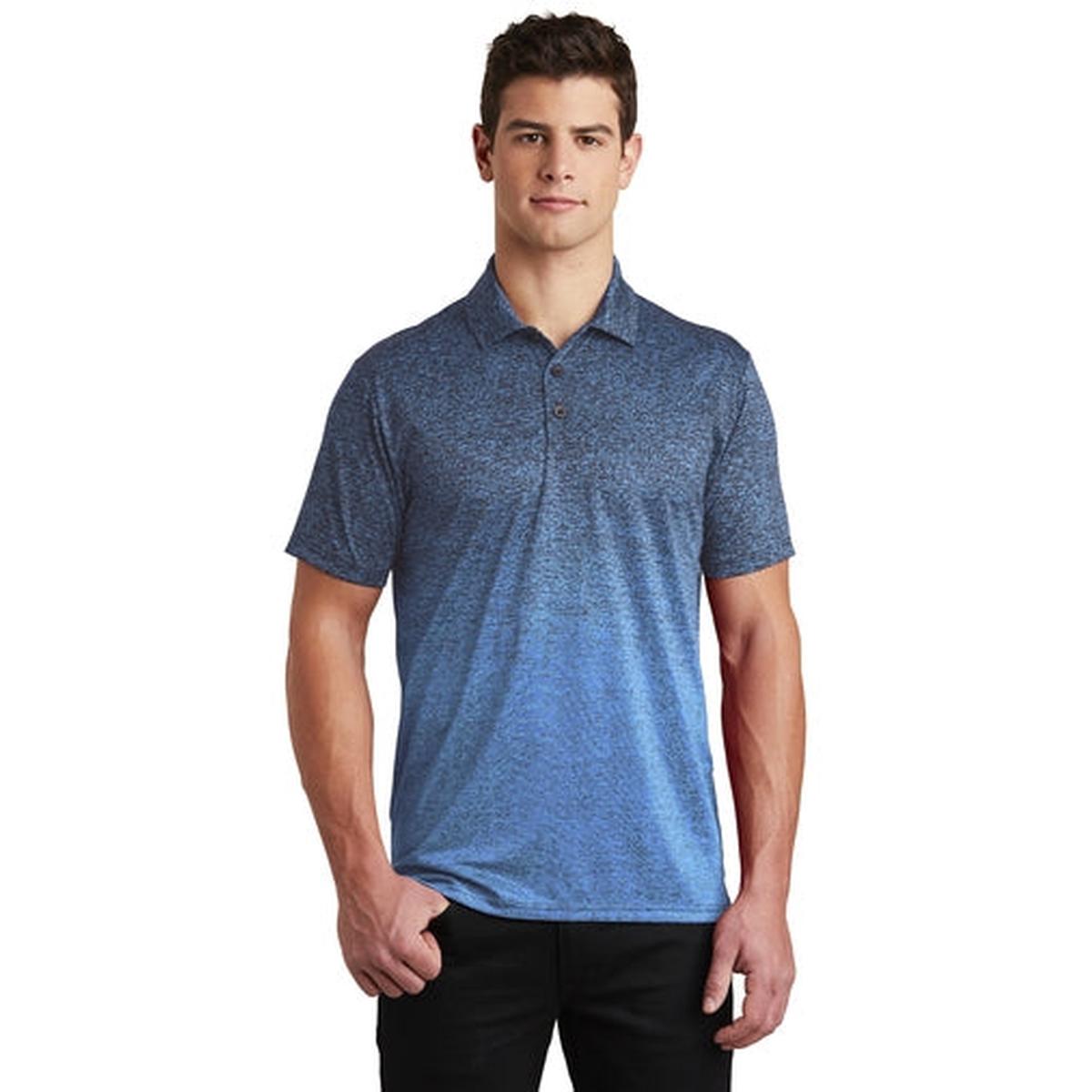 Sport-Tek Men's Ombre Heather Polo