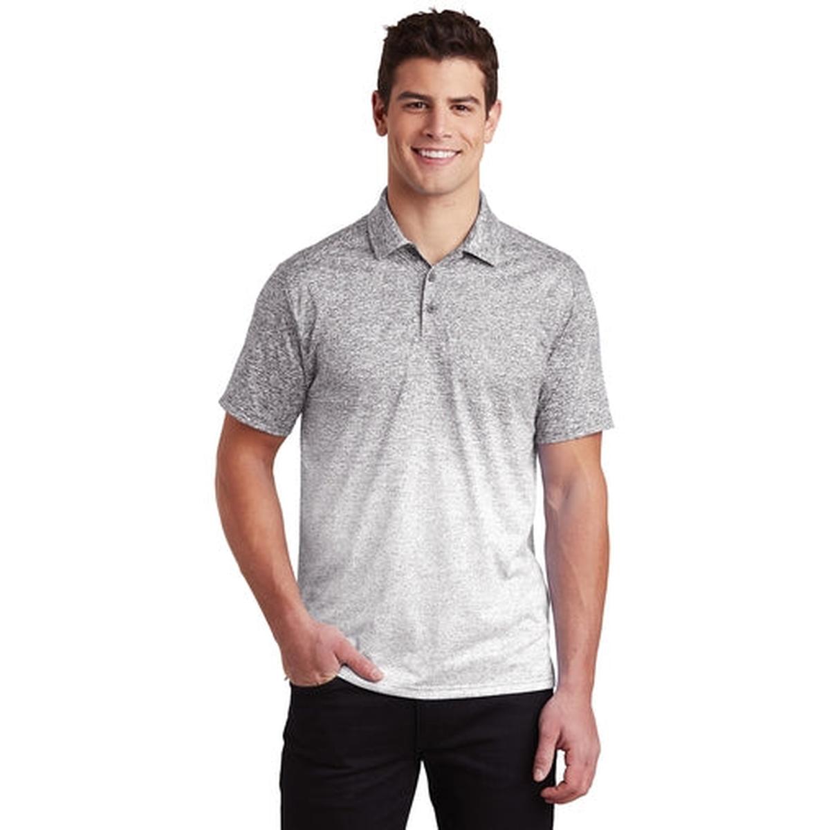 Sport-Tek Men's Ombre Heather Polo