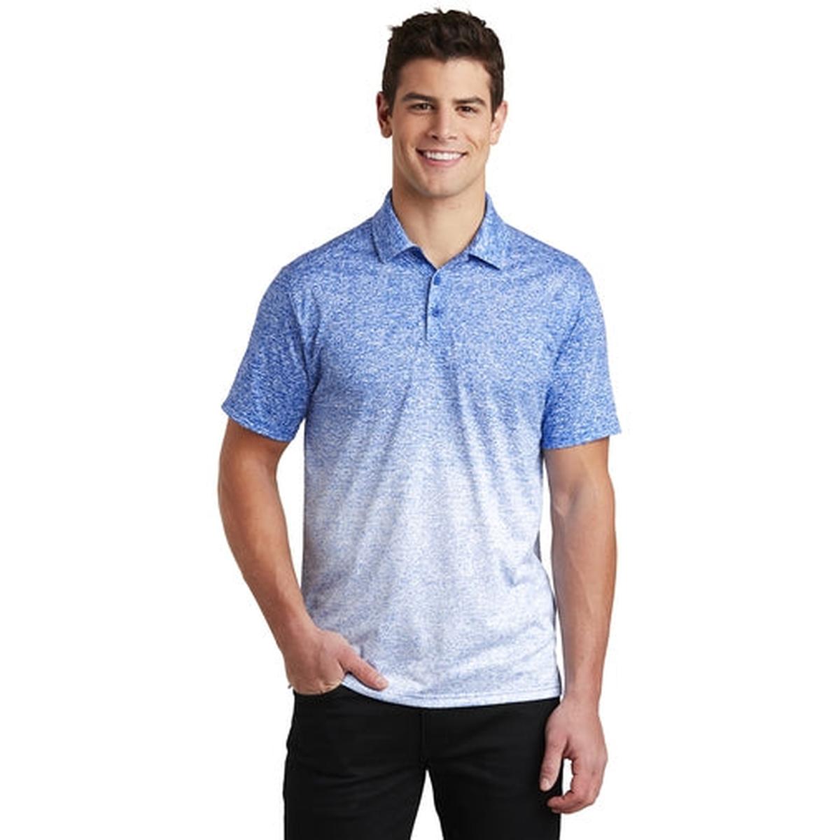 Sport-Tek Men's Ombre Heather Polo