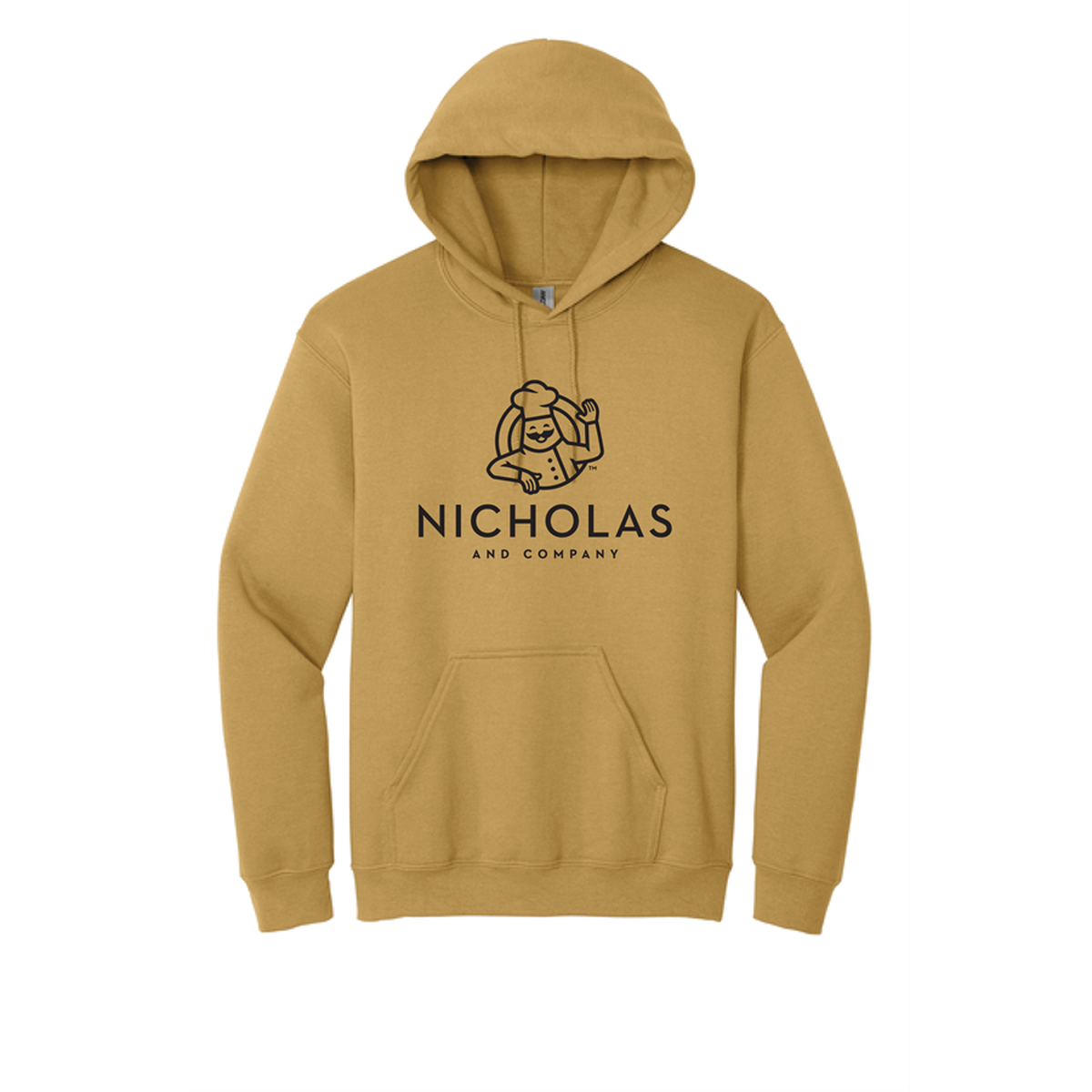 Nicholas 1 Color Logo Hooded Sweatshirt