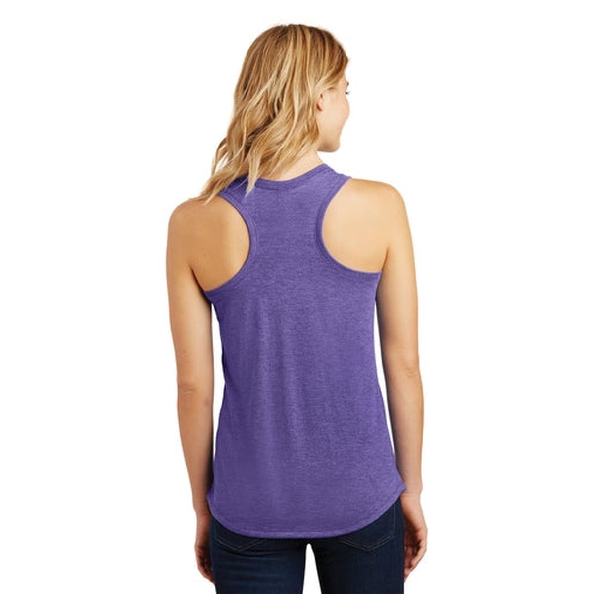 Womens Nicholas Logo Tri-Blend Racerback Tank
