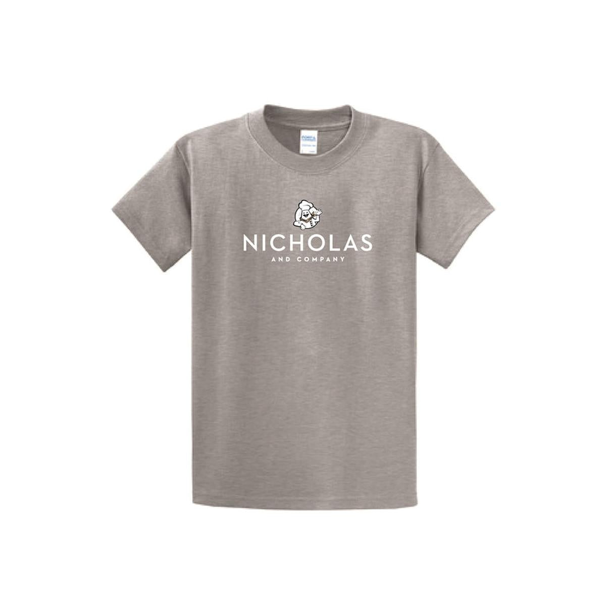 Unisex Nicholas Logo S/S 50/50 Tee