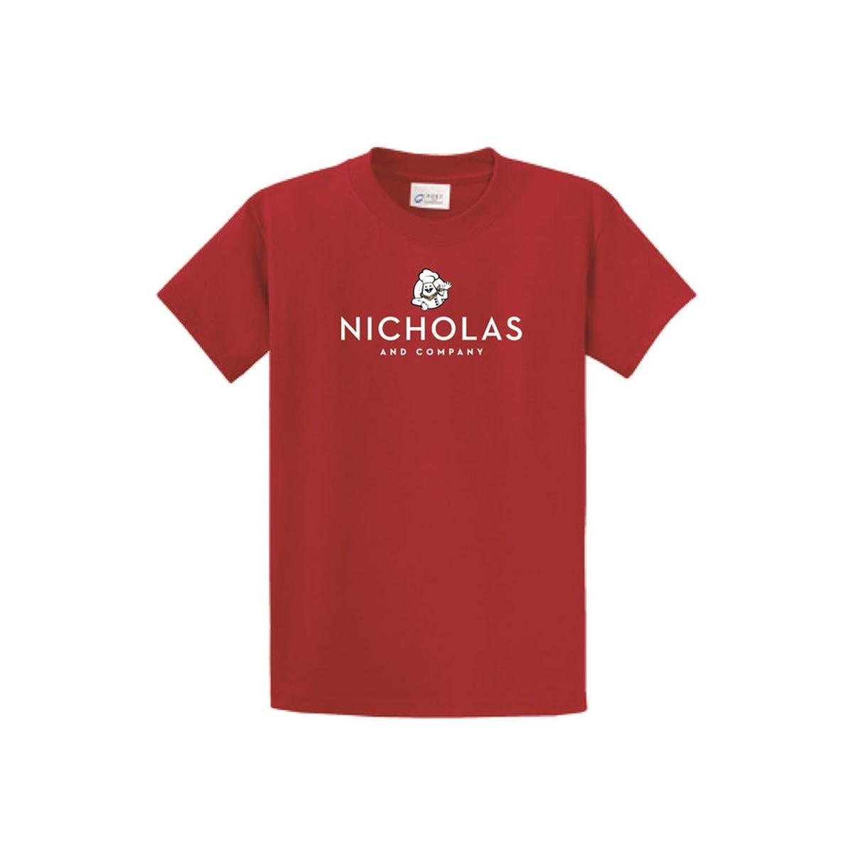 Unisex Nicholas Logo S/S 50/50 Tee
