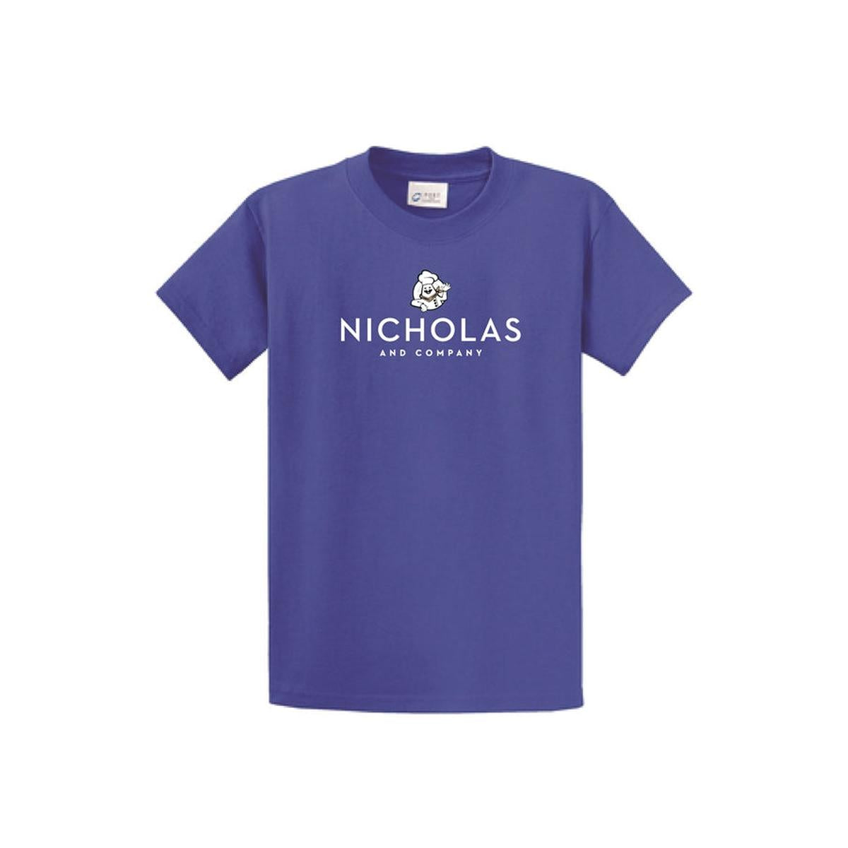Unisex Nicholas Logo S/S 50/50 Tee