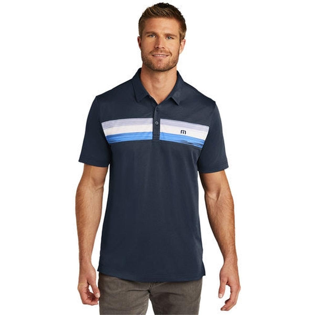 TravisMathew Cabana Chest Stripe Polo