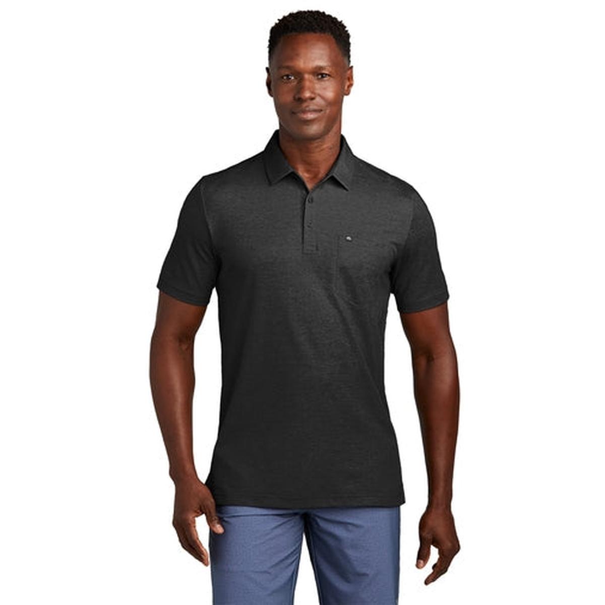 TravisMathew Oceanside Heather Pocket Polo