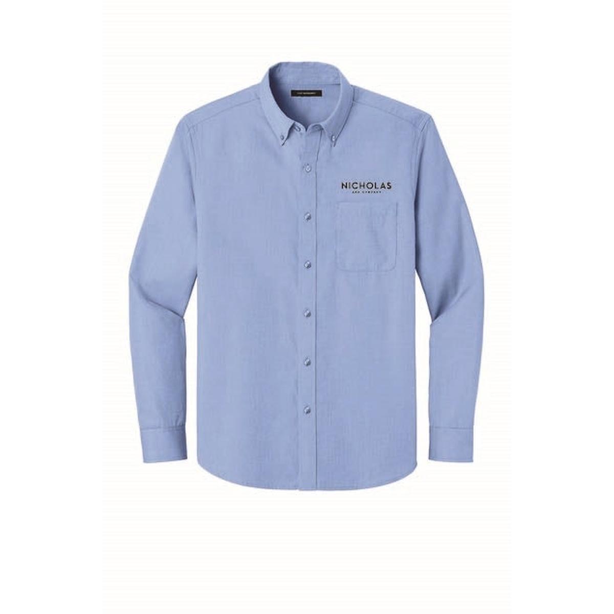 Port Authority L/S Nailhead Easy Care Shirt