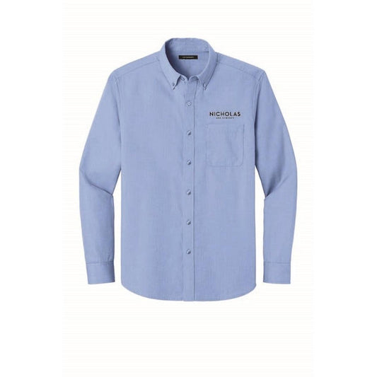 Port Authority L/S Nailhead Easy Care Shirt