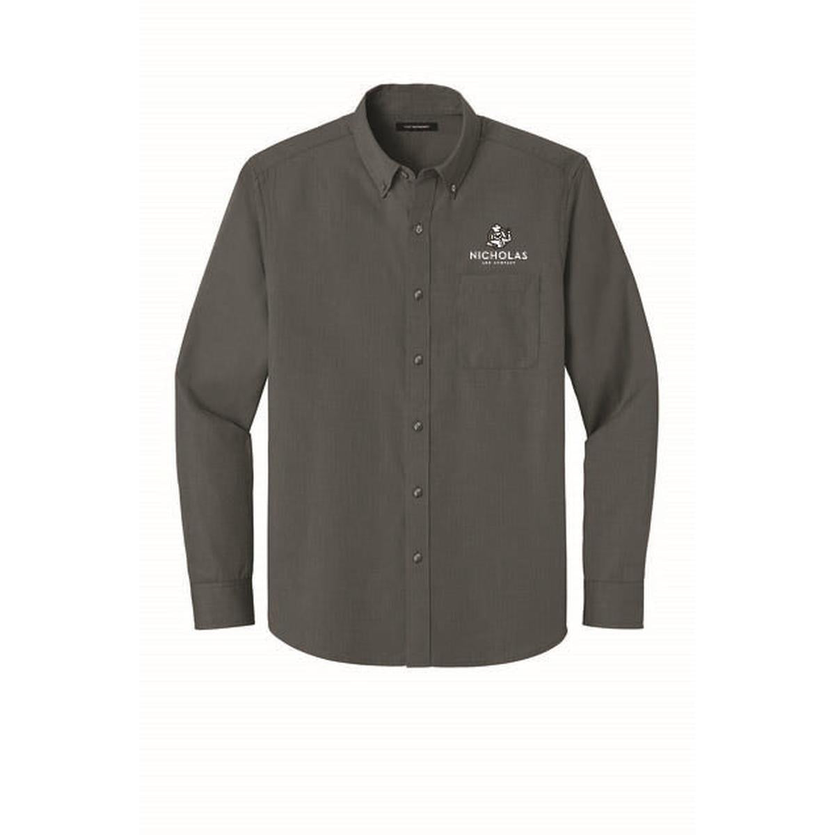 Port Authority L/S Nailhead Easy Care Shirt