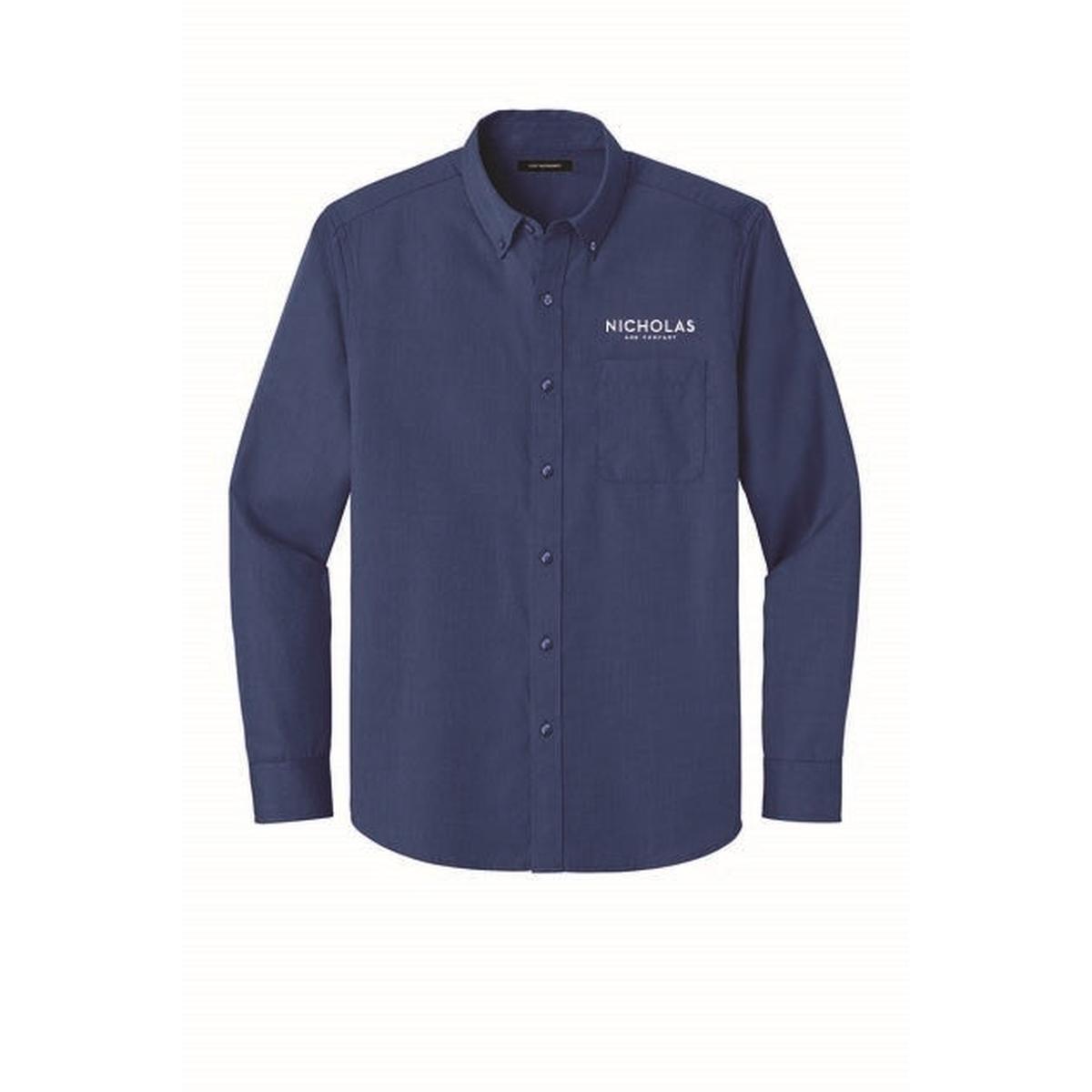 Port Authority L/S Nailhead Easy Care Shirt