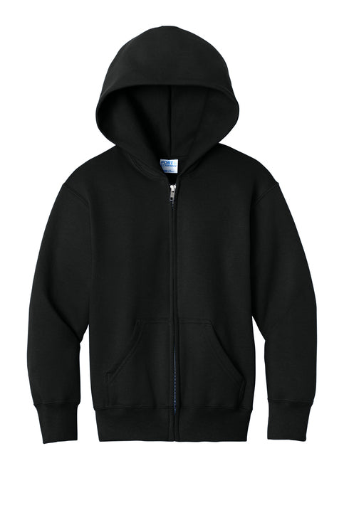 Port & Company Youth Full-Zip Sweatshirt