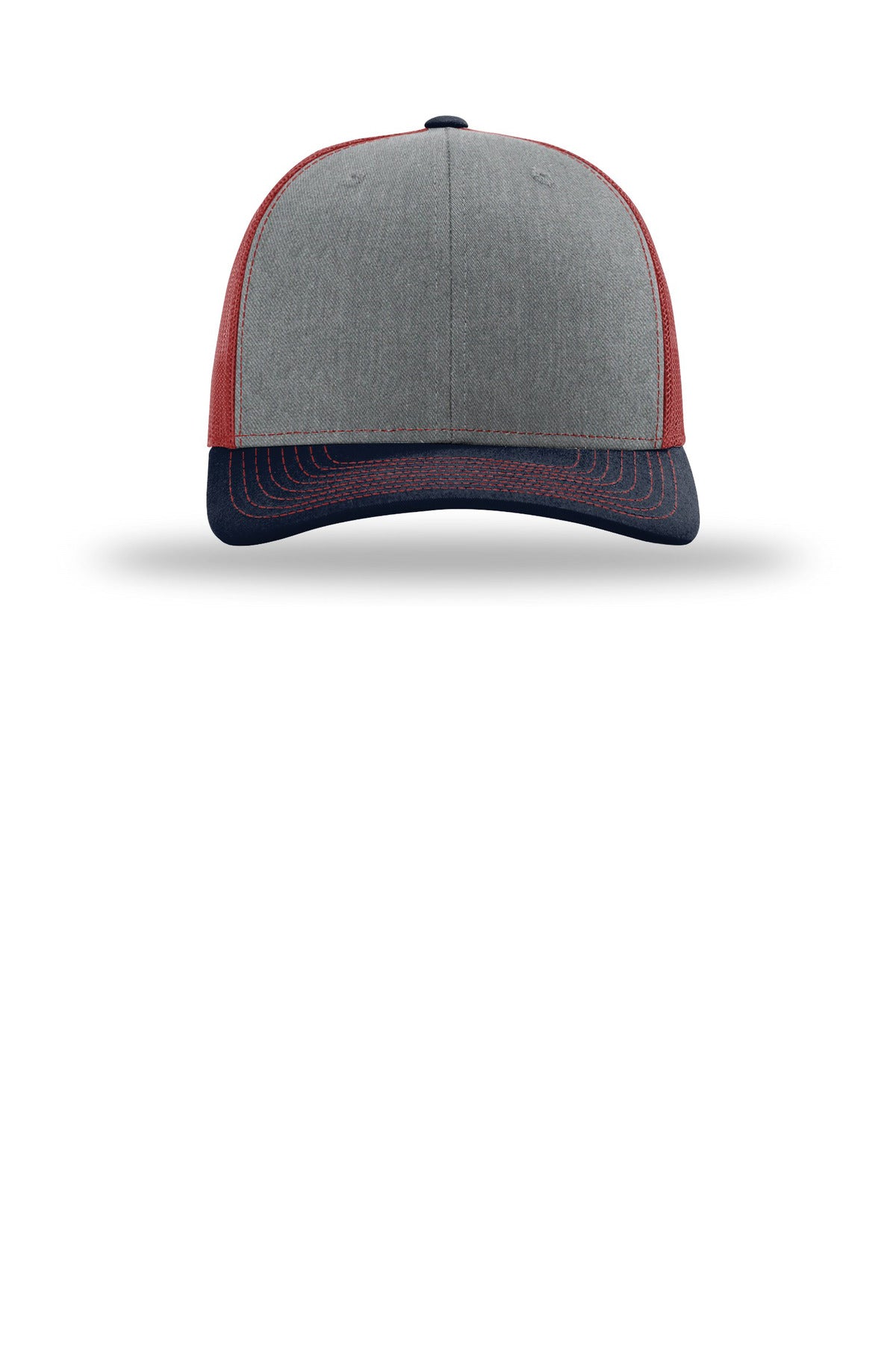 Heather Grey/ Cardinal/ Navy - 