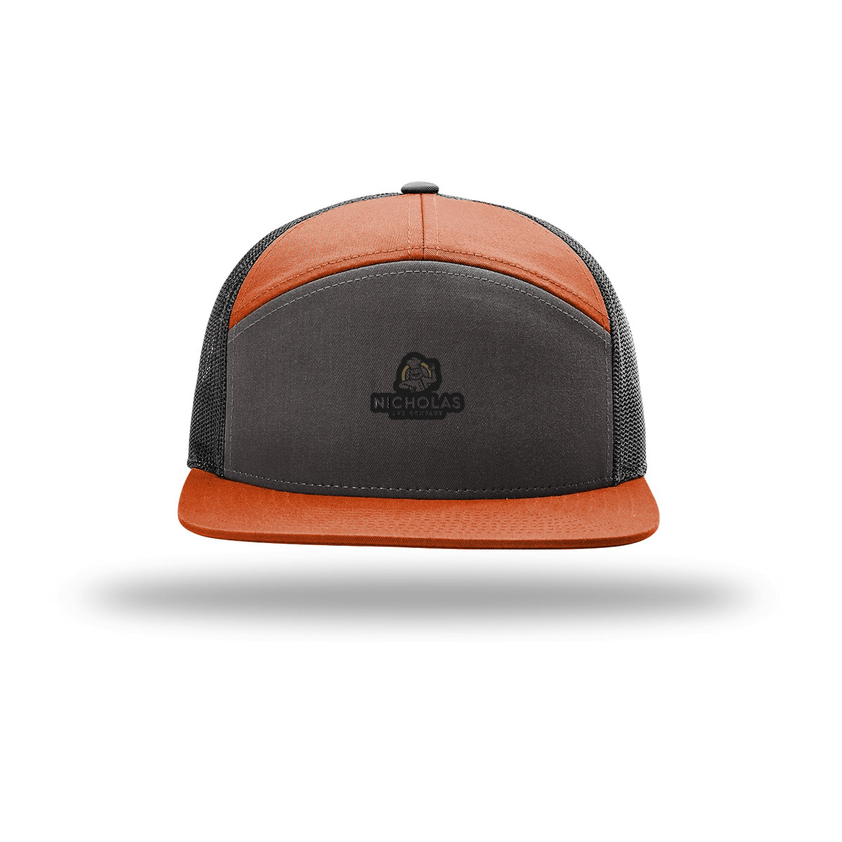 Charcoal/ Burnt Orange/ Black - Nicholas Full Logo