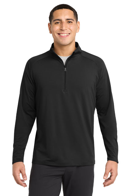 Sport-Tek Men's Sport-Wick Stretch 1/2-Zip Pullover