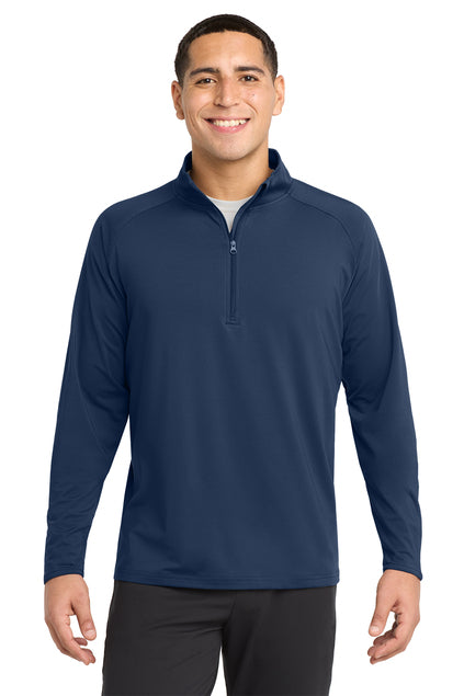 Sport-Tek Men's Sport-Wick Stretch 1/2-Zip Pullover