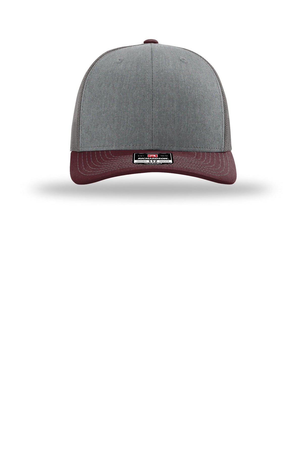 Heather Grey/ Charcoal/ Maroon - 