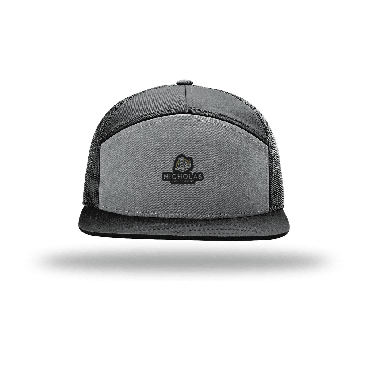 Heather Grey/ Black/ Black - Nicholas Full Logo