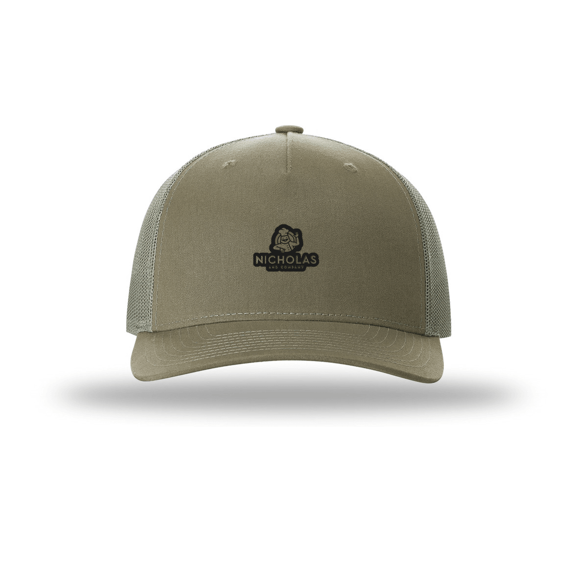 Pale Khaki/ Loden - Nicholas Full Logo