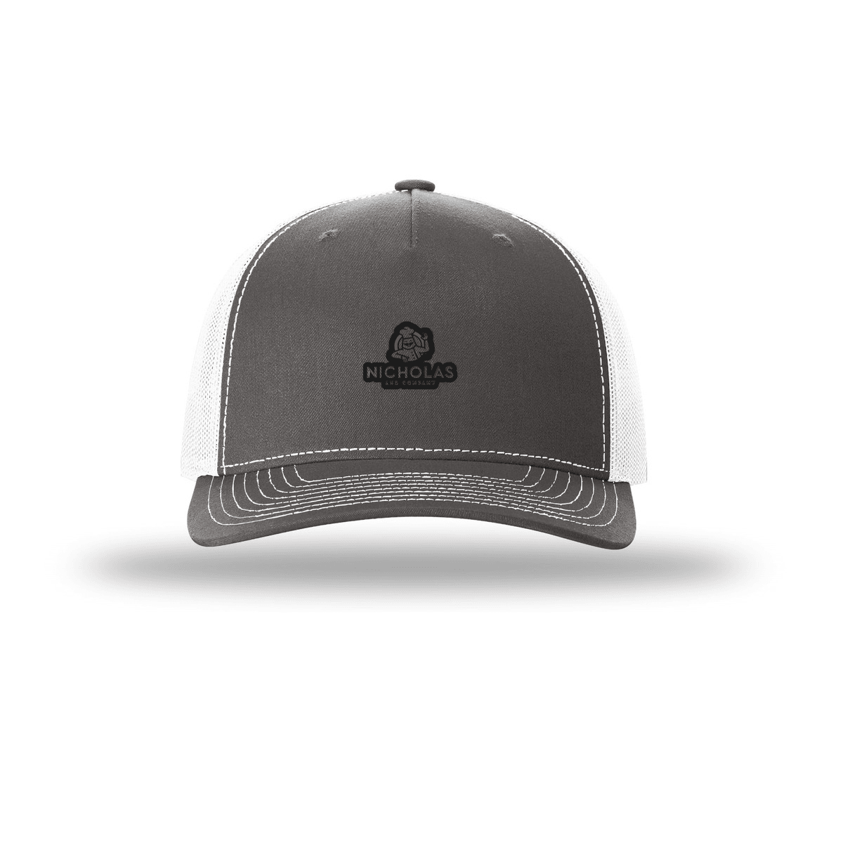 Charcoal/ White - Nicholas Full Logo