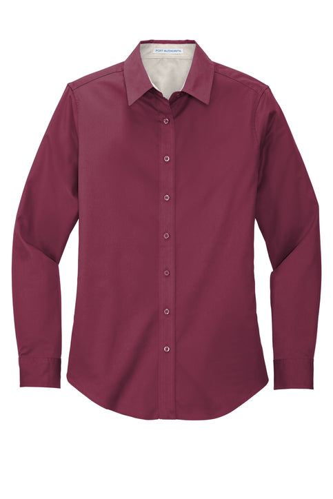 Port Authority Women's L/S Easy Care Twill