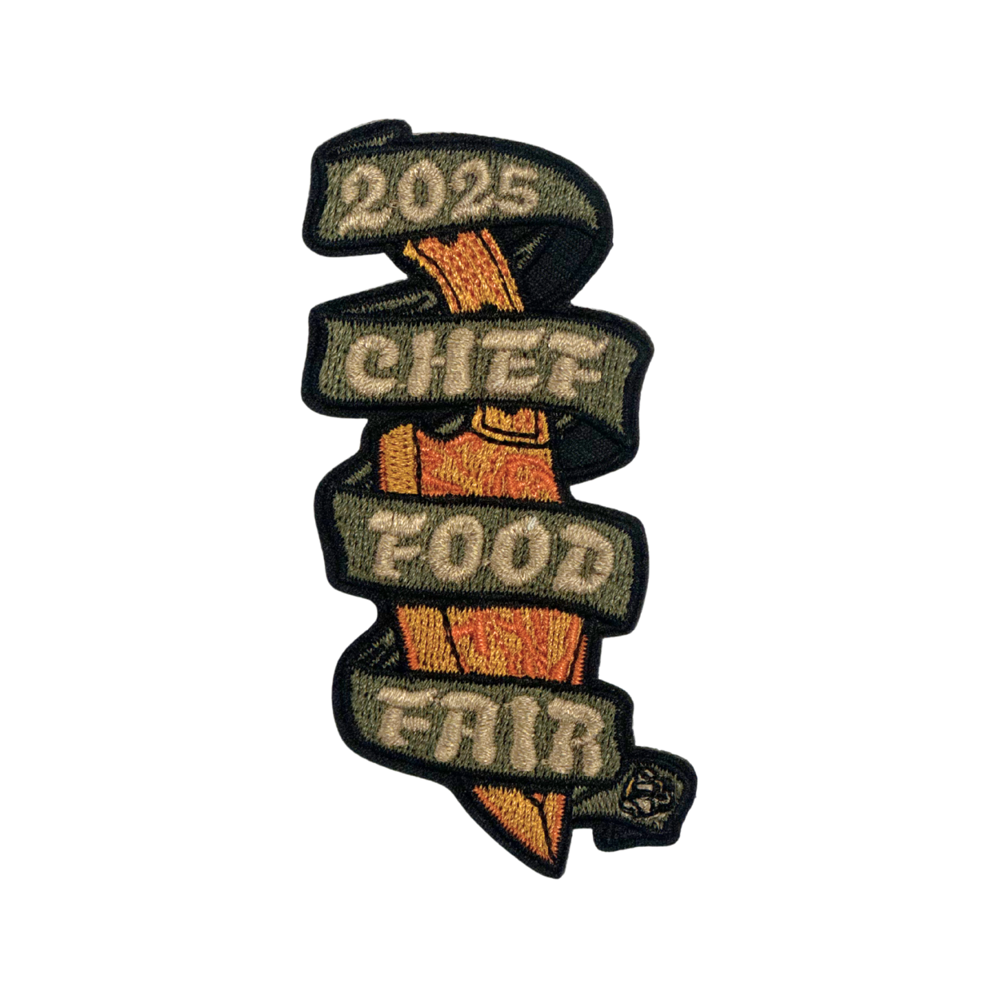 Chef Food Fair Stick-On Apron Patch