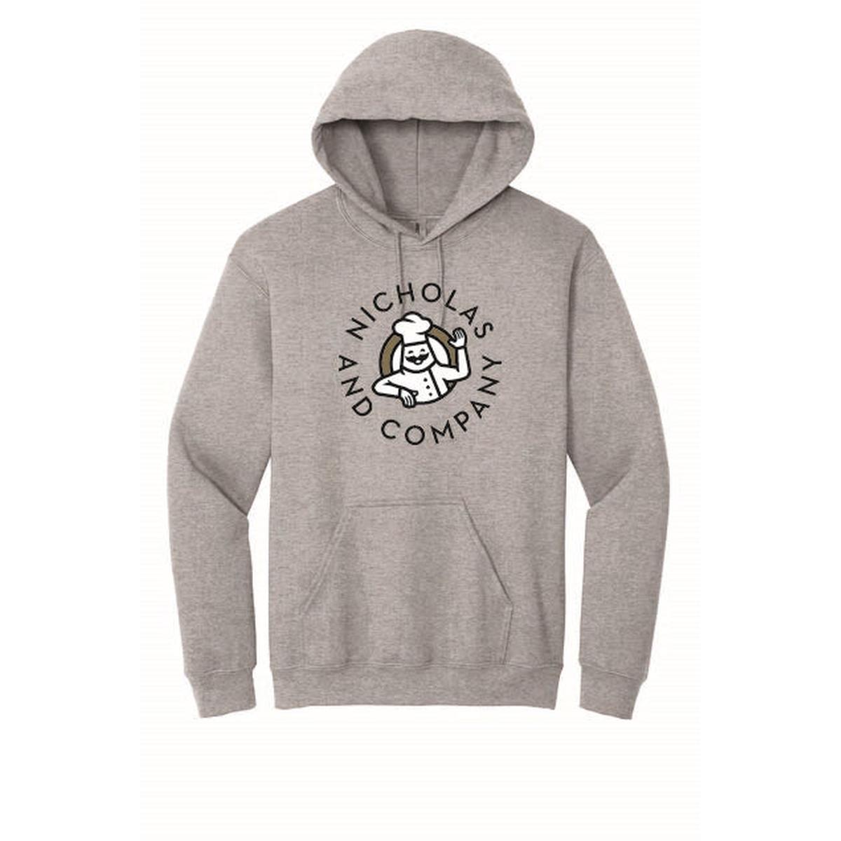 Nicholas Round Logo Hooded Sweatshirt
