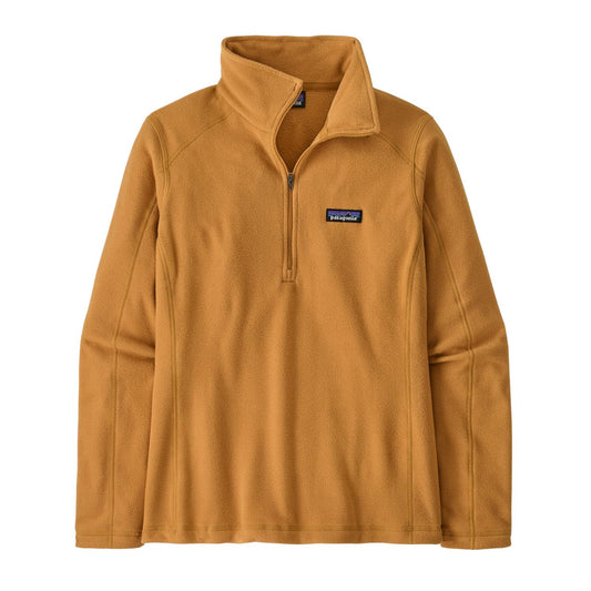 Women's Patagonia Women's Micro D 1/4 Zip Pullover - Talon Gold