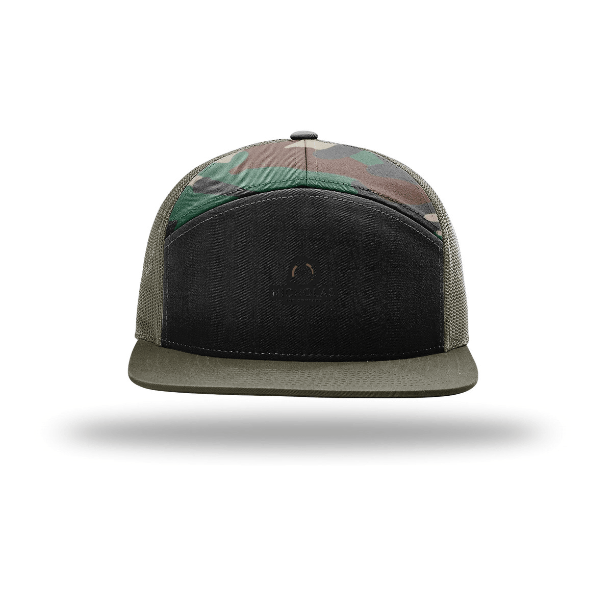 Black/ Green Camo/ Loden - Nicholas Full Logo
