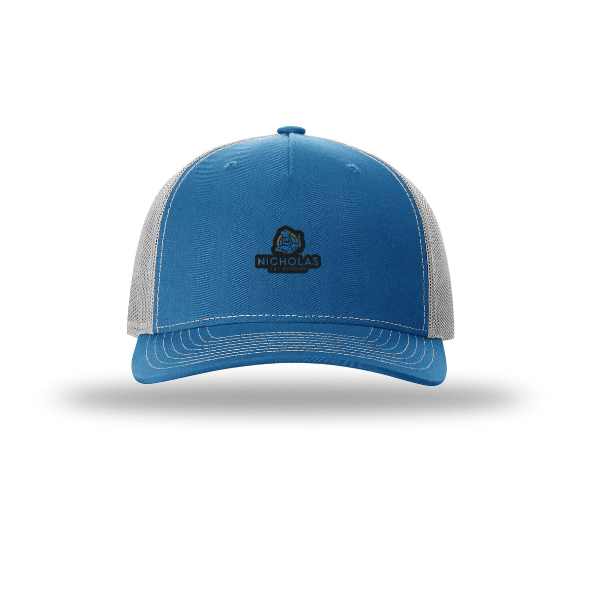 Cobalt Blue/ Grey - Nicholas Full Logo