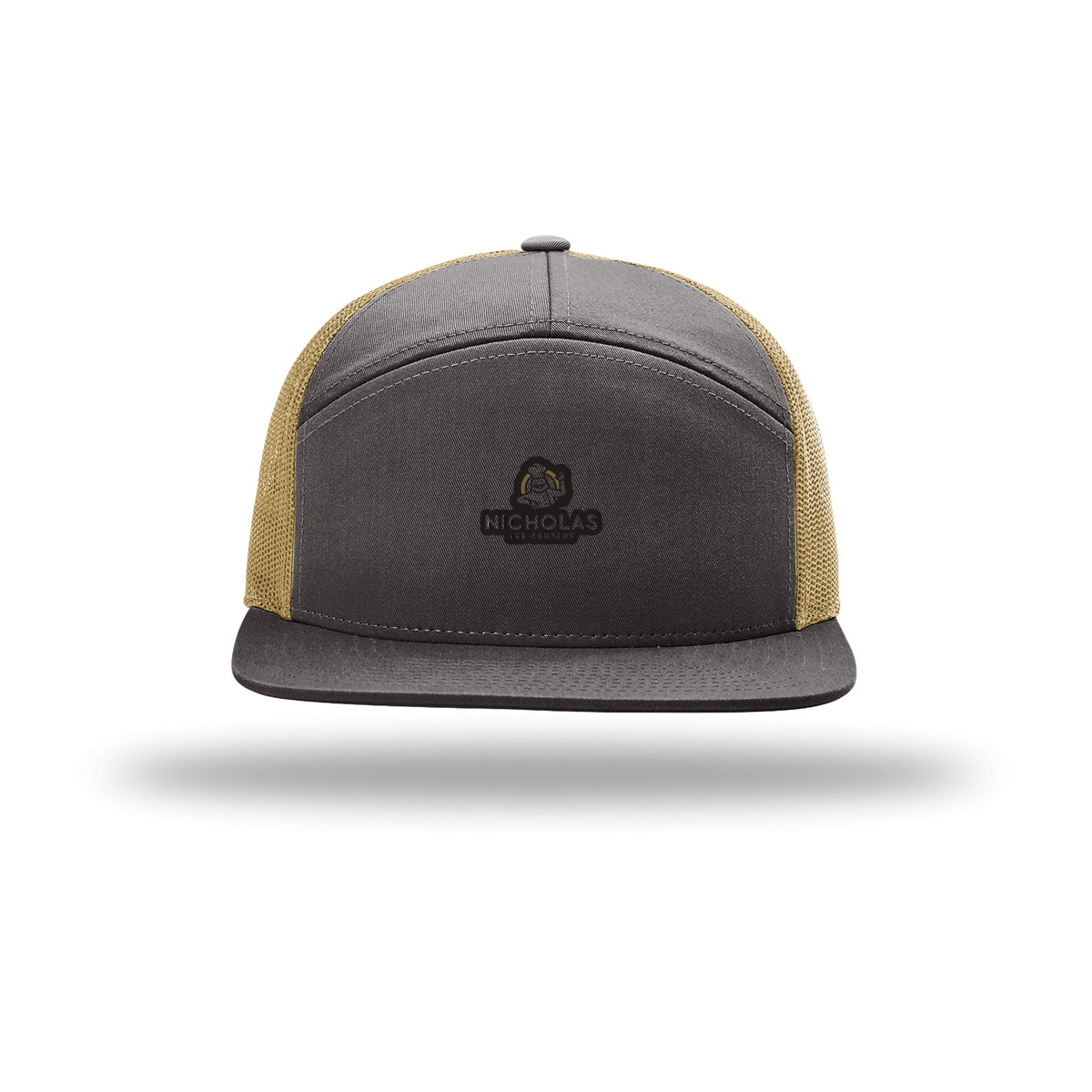 Charcoal/ Old Gold - Nicholas Full Logo
