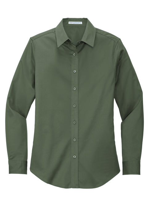 Port Authority Women's L/S Easy Care Twill